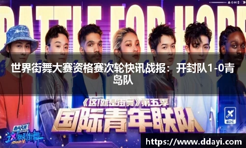 世界街舞大赛资格赛次轮快讯战报：开封队1-0青岛队