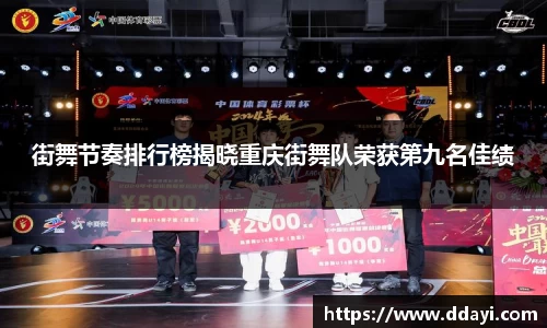 街舞节奏排行榜揭晓重庆街舞队荣获第九名佳绩
